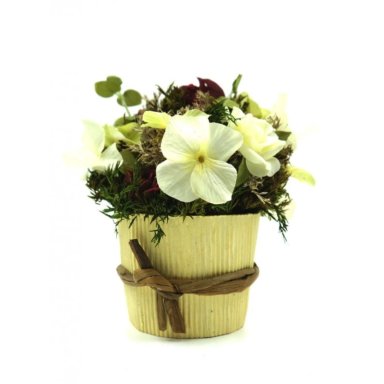 ARREGLO FLORAL FLORIPA (CREMA)