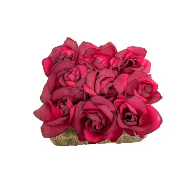 ARREGLO FLORAL EN CAJITA (ROJO) FLORIPA