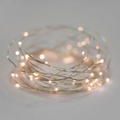 PACK DE 2 LUCES LED CON 50 LUCES BLANCO CÁLIDO USB FLORIPASTORE - 2