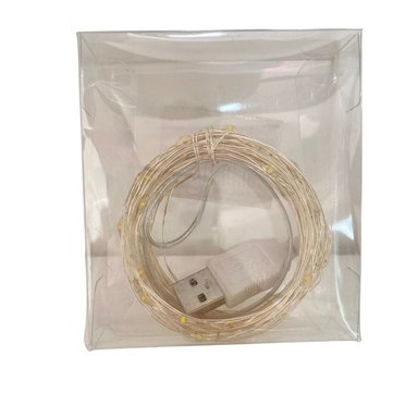 CABLE LED CON 100 LUCES BLANCO CÁLIDO USB FLORIPA