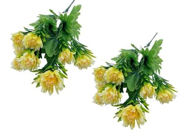 PACK 2 PLANTAS FLORIPA BG308006-AM VERDE BOUQUETS CRISANTEMO FOLLAJE