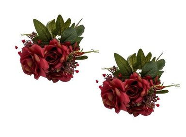 PACK 2 PLANTAS FLORIPA BG307032-RJ BOUQUETS ROSAS 7 FLORES