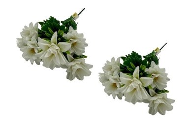 PACK 2 PLANTAS FLORIPA BG308005-BL VERDE BOUQUETS MARGARITA FOLLAJE