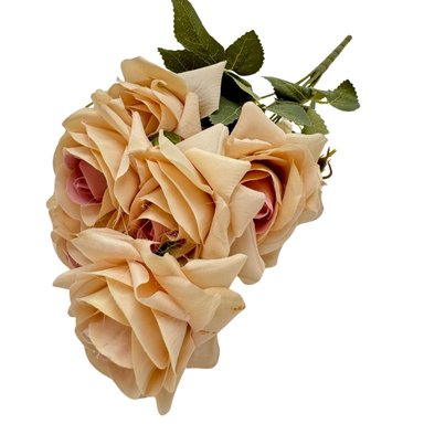 PACK 2 ACCESORIOS HOGAR FLORIPA BG307007-BE BEIGE BOUQUETS ROSAS DIAMANTE