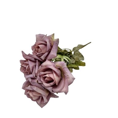 PACK 2 ACCESORIOS HOGAR FLORIPA BG305038-MO MORADO BOUQUETS ROSAS DIAMANTE