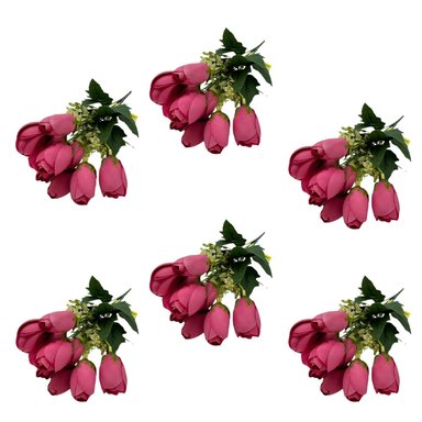 PACK DE 6 BOUQUETS DE FLORES BG407051V-FU FLORIPASTORE
