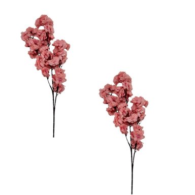 PACK 2 ACCESORIOS HOGAR FLORIPA BG397005EV ROSADO VARAS FLOR CEREZO