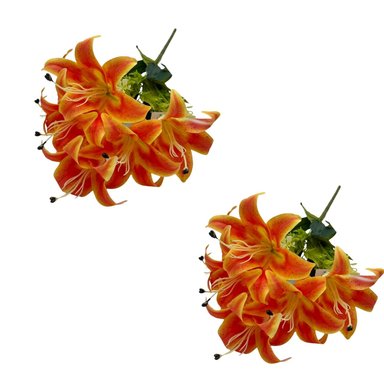 BOUQUET DE LIRIO DE SILICONA X7 BG 305114-NAR FLORIPASTORE