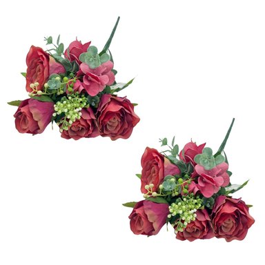 BOUQUET DE ROSAS CON HORTENSIA BG 409047E-ROS2 FLORIPASTORE