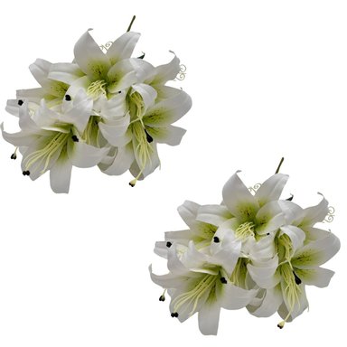 BOUQUET DE LIRIO DE SILICONA X7 BG 305114-BL FLORIPASTORE