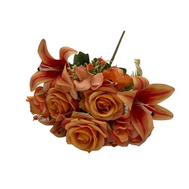 BOUQUET DE ROSAS CON LIRIOS BG 409060-NAR FLORIPASTORE