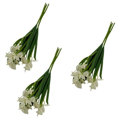 SET DE 3 BOUQUETS DE FLOR DE ANTURIO DE 36CM BG403016-BL  FLORIPASTORE