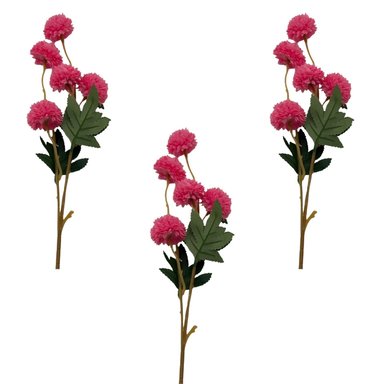 SET DE 3 VARAS DE FLOR DE AJO DE 52CM BG232588V-PK  FLORIPASTORE