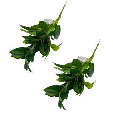SET DE 2 BOUQUETS DE HOJAS ARTIFICIALES DE 80CM 8502-1  FLORIPASTORE