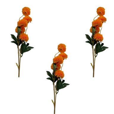 SET DE 3 VARAS DE FLOR DE AJO DE 52CM BG232588V-AM  FLORIPASTORE