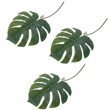SET DE 3 VARAS DE HOJA TIPO COSTILLA DE ADAM DE 101CM 7679  FLORIPASTORE