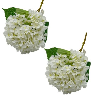 SET DE 2 VARAS DE FLOR HORTENSIA DE 67CM 7248-6BL  FLORIPASTORE