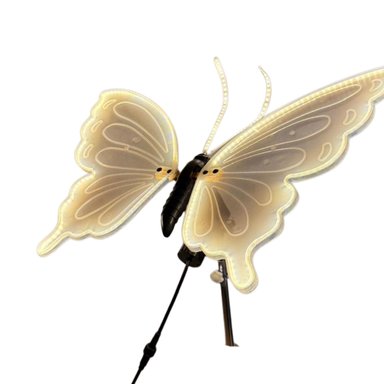 MARIPOSA DECORATIVA CON MOTOR Y LED DE 100CM BD233 FLORIPASTORE