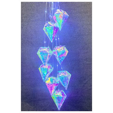 LUCES LED CON 5 DIAMANTES DE 13CM CV972 FLORIPASTORE - 1