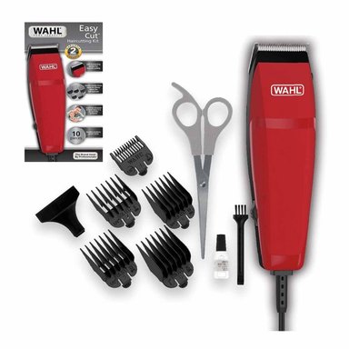 MAQUINA DE CORTAR CABELLO WAHL EASY CUT ROJO EASY CUT 10PZAS ROJO