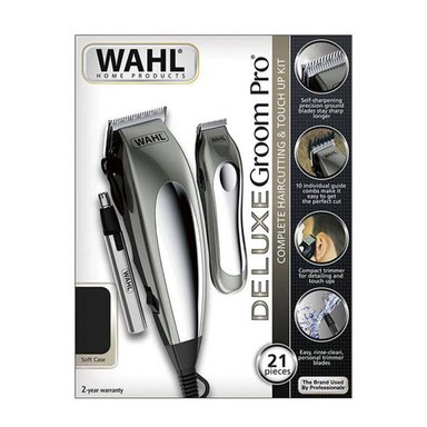 CORTADORA DE CABELLO WAHL 79305-3618 WHAL DELUXE GROOM PRO 21 PIEZAS - 3