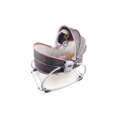 SILLA MECEDORA MOISES PORTATIL MULTIFUNCIONAL 5 EN 1 NIÑA - 2