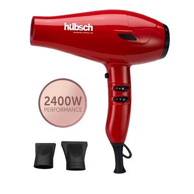 SECADORA CABELLO HUBSCH 2400W ROJO
