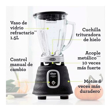 LICUADORA OSTER BLSTBPST SERIE PROFESIONAL 700W - 3