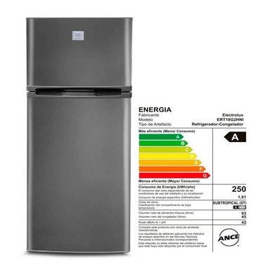 REFRIGERADORA ELECTROLUX TOP MOUNT FROST 138 LTS ERT18G2HNI - 2