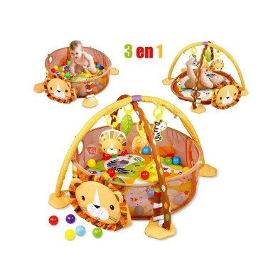 GIMNASIO IDEAL CIRCULAR CON PELOTAS