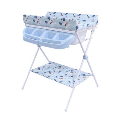BAÑERA CAMBIADOR EBABY 830-1 AZUL MAXI - 2