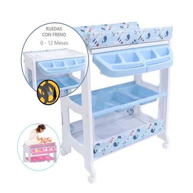 BAÑERA CAMBIADOR NATIEL 815-1 AZÚL