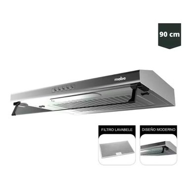 CAMPANA MABE 90CM EXTRACTORA CMU9020PI0 INOX