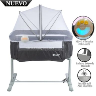 CUNA EBABY EB756 METAL GRIS COLECHO TAMI