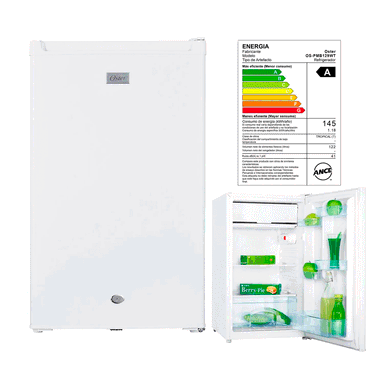 FRIGOBAR OSTER OS-PMB129WT 122 LITROS BLANCO
