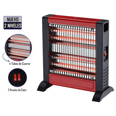 CALEFACTOR ELÉCTRICO TREVELY CUARZO 1000W TCH-011