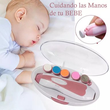 KIT DE CORTAUÑAS PORTÁTIL SEGUROS PARA BEBES ROSADO