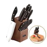 SET DE CUCHILLOS OSTER HUXFORD ACERO 14P BLOCK