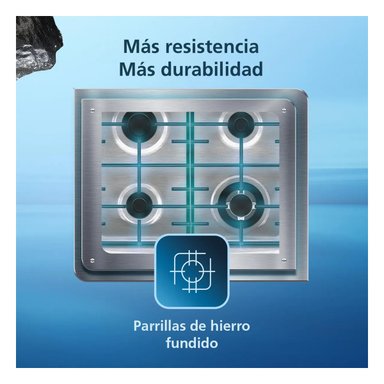 COCINA DE PISO A GAS 60CM SILVER MABE CMP6010FG1 - 4