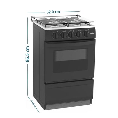 COCINA MABE DE PISO A GAS 51CM NEGRO EMP2000AN0 - 5