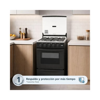 COCINA MABE DE PISO A GAS 51CM NEGRO EMP2000AN0 - 6