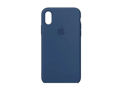 CASE IPHONE XS MAX FUNDA SILICONE AZUL - 1