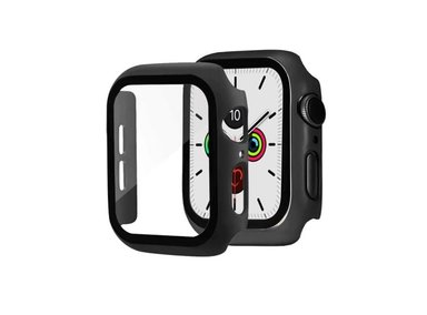 PROTECTOR DE PANTALLA BUMPER WATCH 49MM CASE VIDRIO INCORPORADO APPLE NEGRO - 1