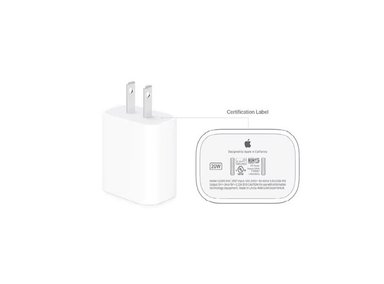 CARGADOR APPLE IPHONE DE 20W + CABLE LIGHTNING A TIPO C ORIGINAL - 2