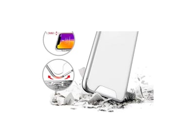 FUNDA CASE SPACE PARA IPHONE 15 PRO C/PROTECTOR DE CÁMARA CLEAR + MICA DE VIDRIO 11D COMPLETO - 3