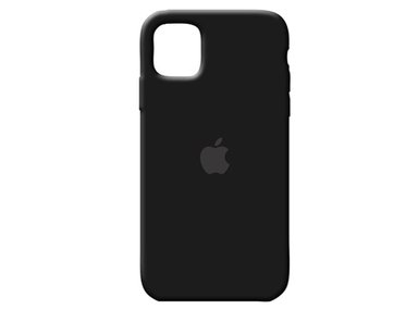 FUNDA SILICONE CASE PARA IPHONE 15 PRO MAX NEGRO + MICA DE VIDRIO 11D COMPLETO - 3