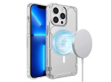 CASE NILLKIN NATURE PRO TPU MAGNÉTICO MAGSAFE IPHONE 15 PRO TRANSPARENTE - 2