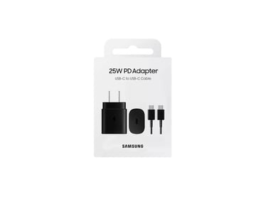 CARGADOR SAMSUNG CARGA RÁPIDA PARA GALAXY S21 FE NEGRO 25W - 1