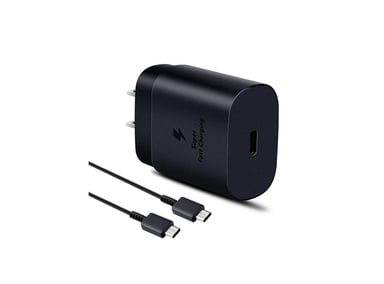 CARGADOR SAMSUNG CARGA RÁPIDA PARA GALAXY S21 FE NEGRO 25W - 2