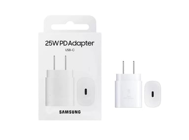 CARGADOR SAMSUNG ADAPTADOR 25W PARA A05 ORIGINAL - BLANCO - 1